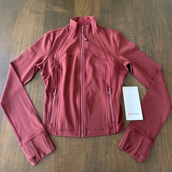 LULULEMON DEFINE JACKET CROPPED NULU ROCKWOOD WOMEN'S SZ 6 NEW - Picture 1 of 6